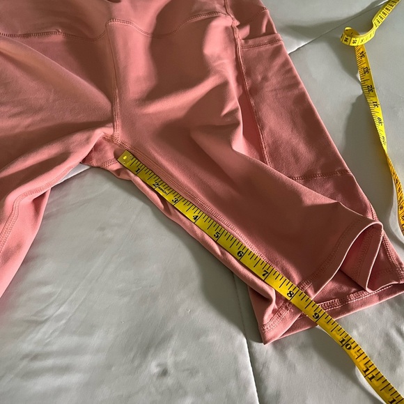 High Waist Biker Yoga Workout Shorts with Pockets - Picture 12 of 13